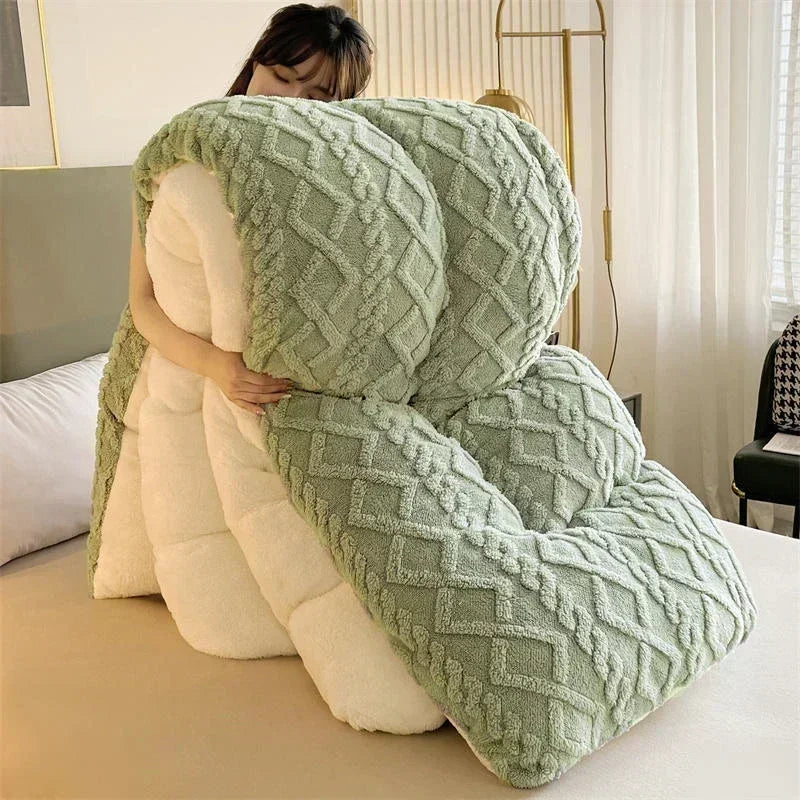 Ultra-Thick Weighted Lamb Cashmere Quilt