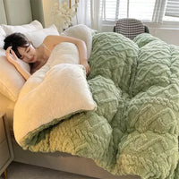 Ultra-Thick Weighted Lamb Cashmere Quilt
