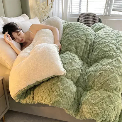 Ultra-Thick Weighted Lamb Cashmere Quilt