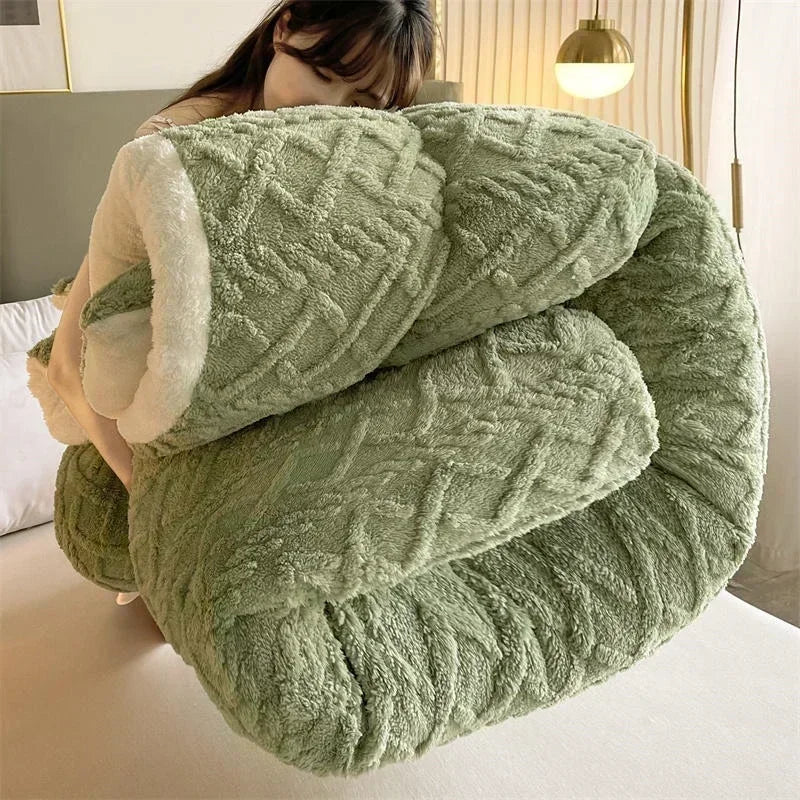 Ultra-Thick Weighted Lamb Cashmere Quilt